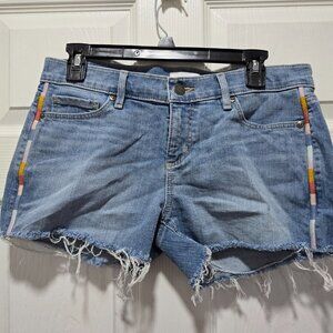 Ann Taylor Loft Shorts Women's 27(4) Denim Cutoff Hippie